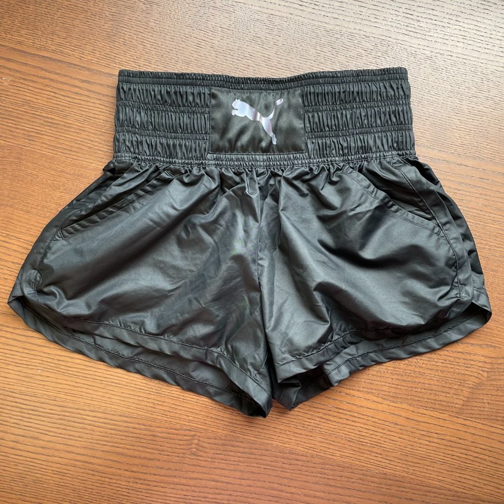Puma Training Boxing Shorts - Black Iridescent, Explosive - Small
